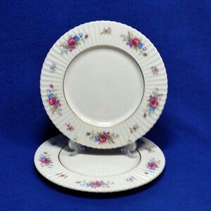 Lenox Pavlova Salad Plates Set of 2 Pattern 0386 Gold Backstamp 1953 - 1976